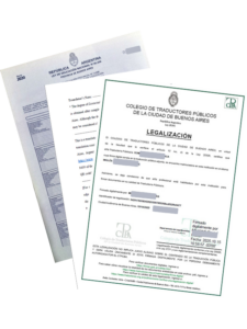 Legalización en papel